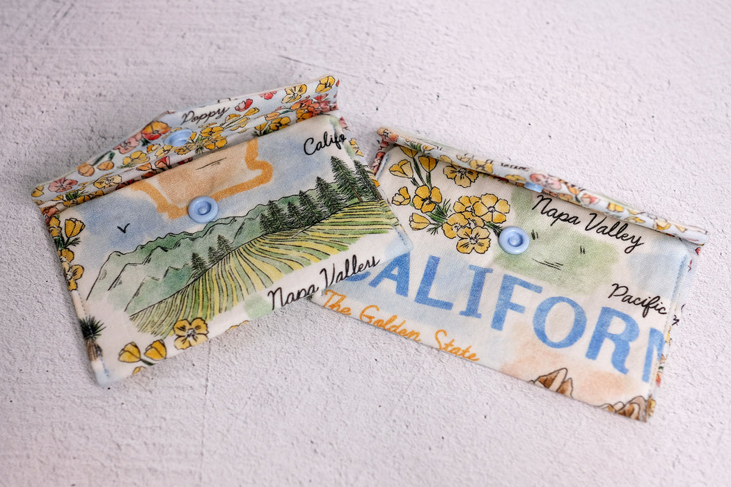 California - Fabric Wallet
