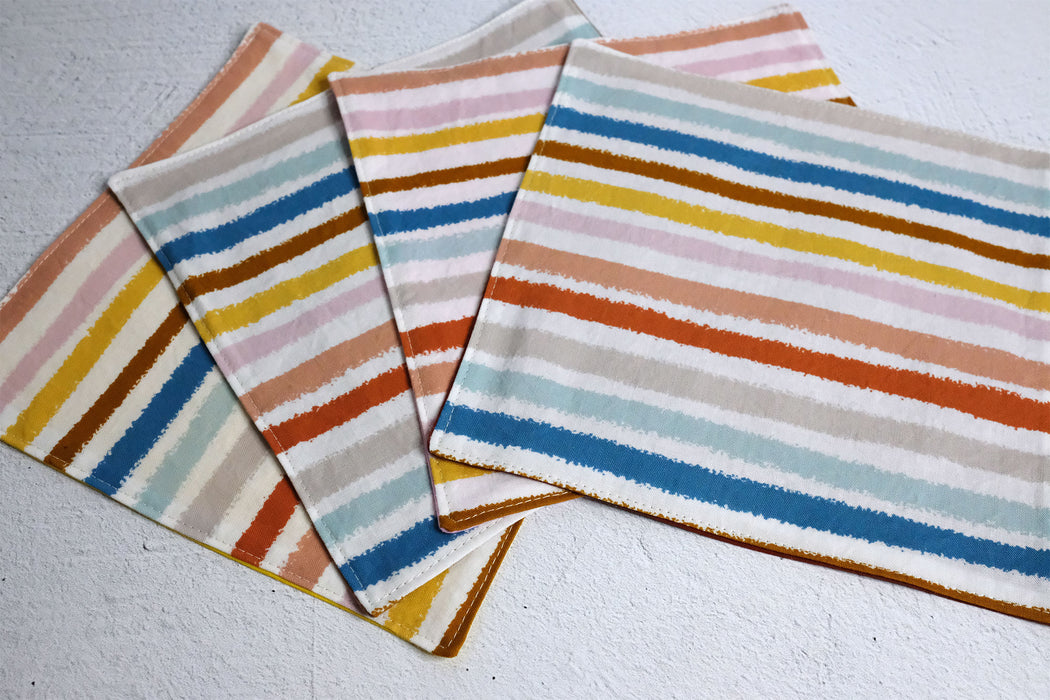 Colorful Stripes - Cloth Napkins