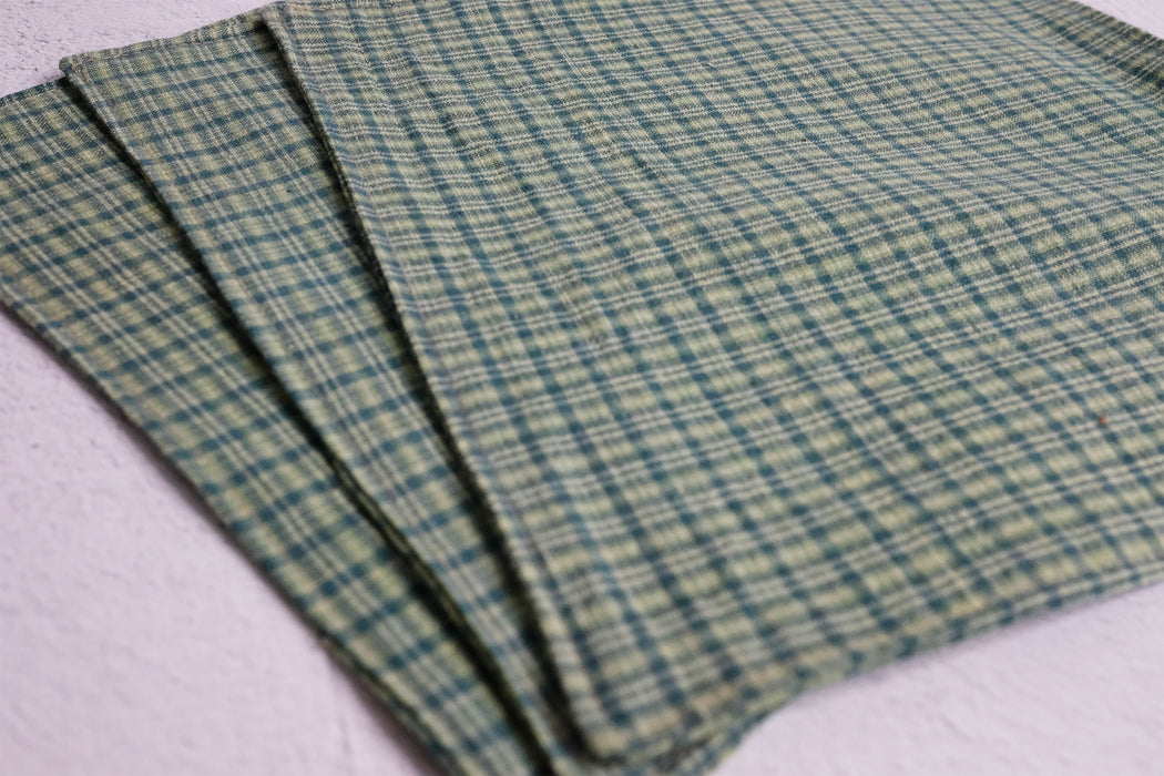 Green Plaid - Set of 3 | ReMade Cloth Napkins