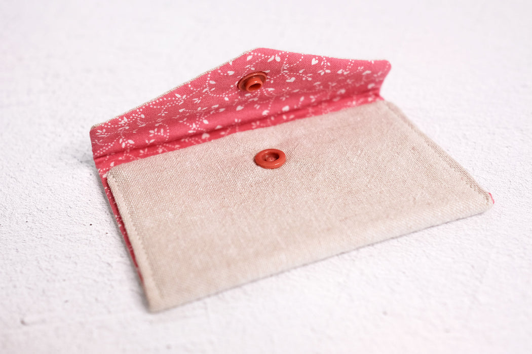 Natural Linen - Fabric Wallet
