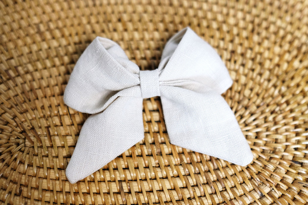 Linen Bow - Mini Bow | ReMade Collection