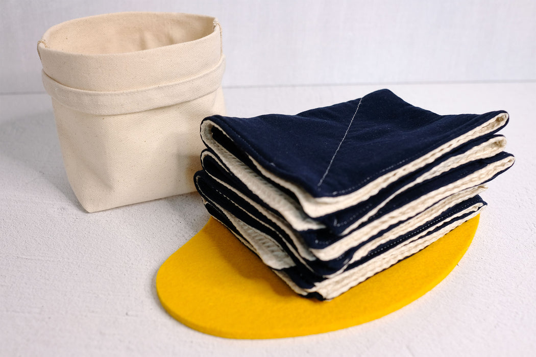 Navy - Kitchen Dishcloths