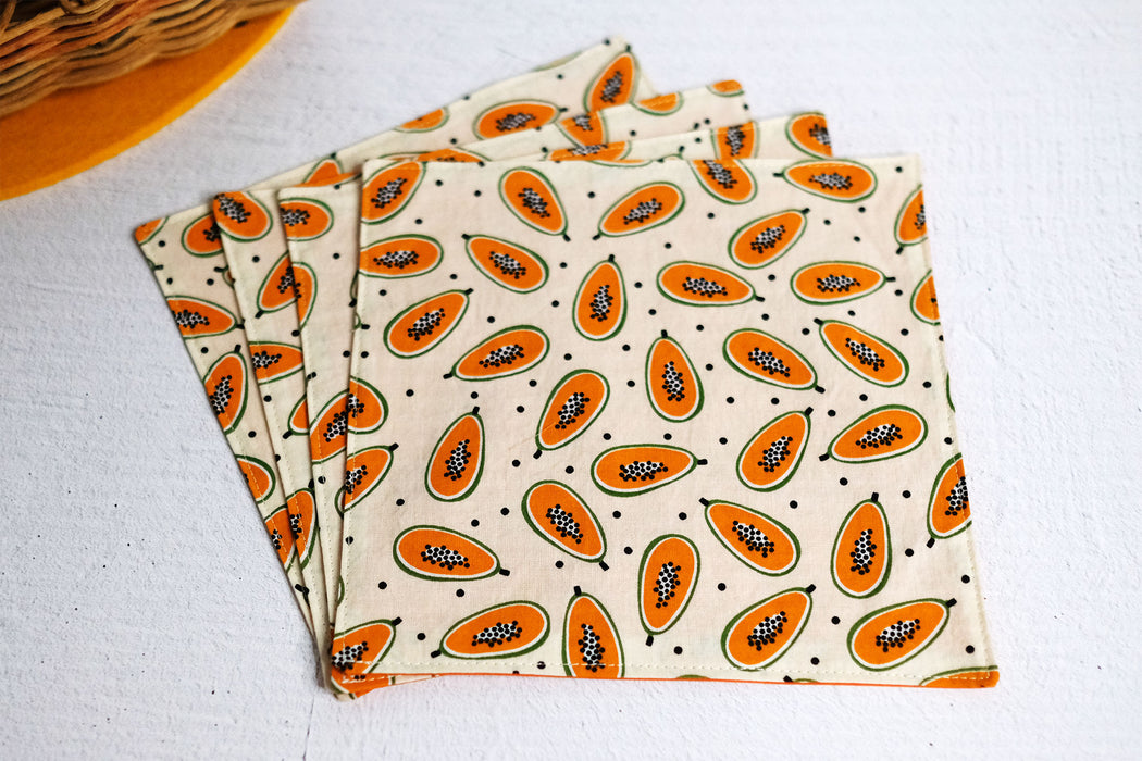 Papaya - Cloth Napkins
