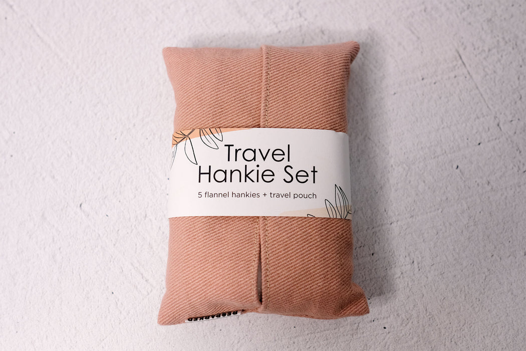 Pink Denim - Travel Hankie Set