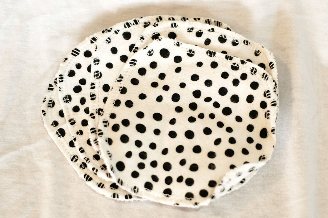 Black Polka Dots - Facial Rounds