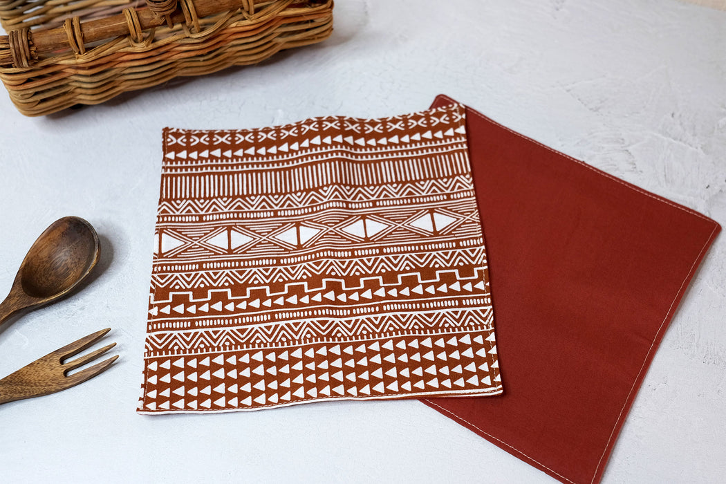 Modern Geometric Print - Cloth Napkins