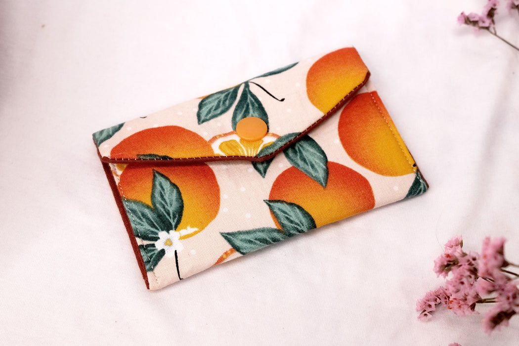 Oranges - Fabric Wallet