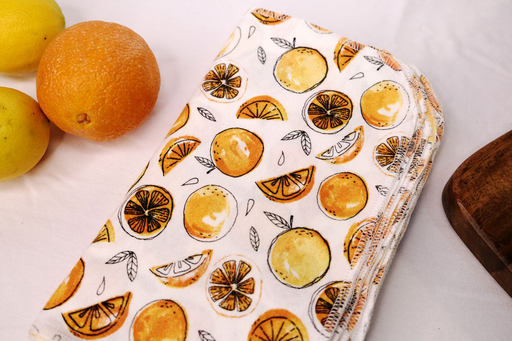 Oranges - Paperless Kitchen Towels