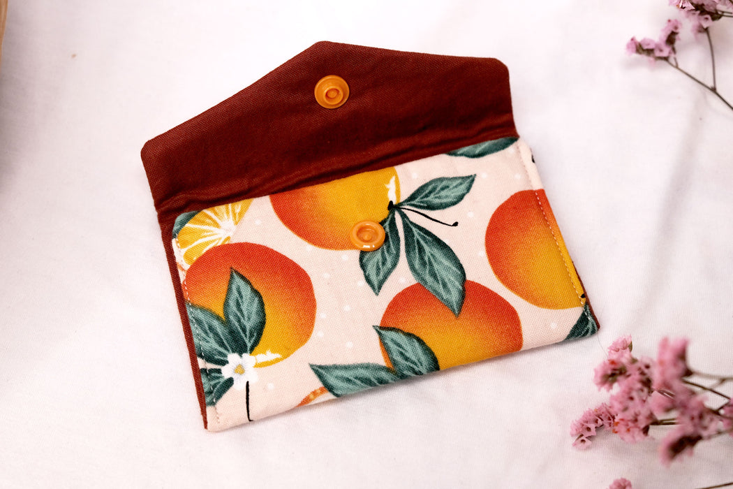 Oranges - Fabric Wallet