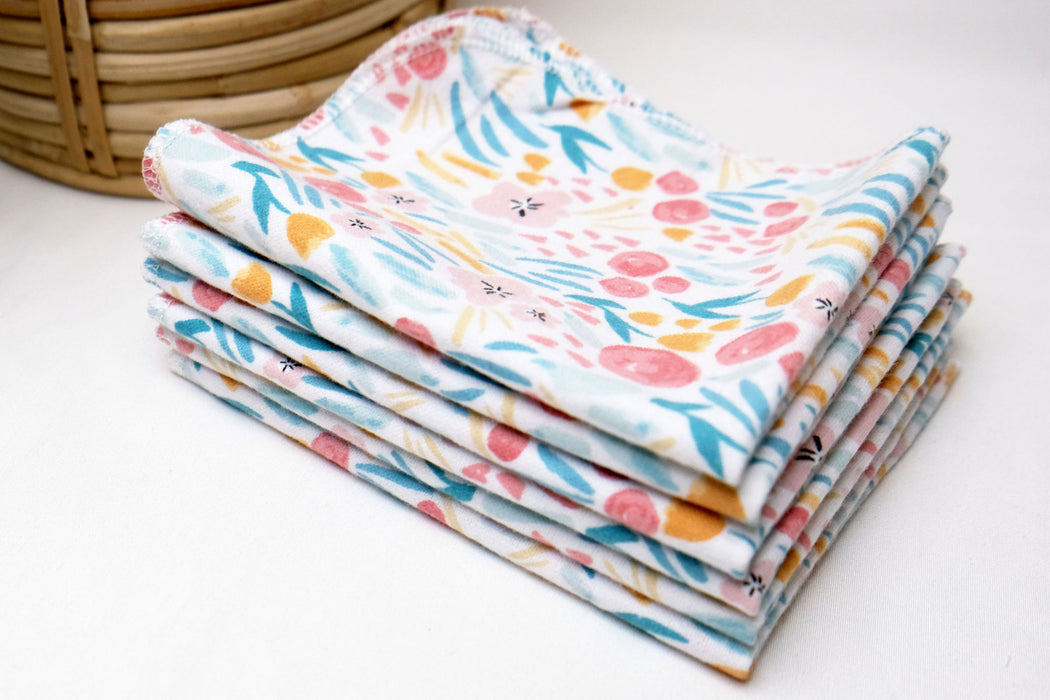 Pastel Flowers - Paperless Kitchen Towels– Resparked Designs