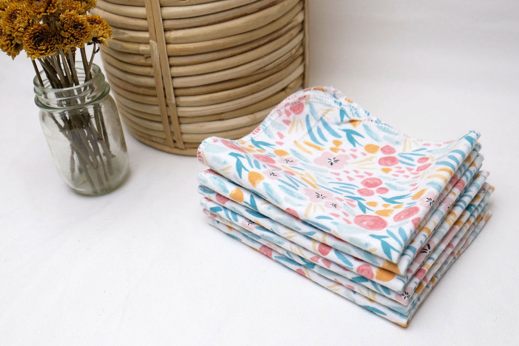 Pastel Flowers - Paperless Kitchen Towels