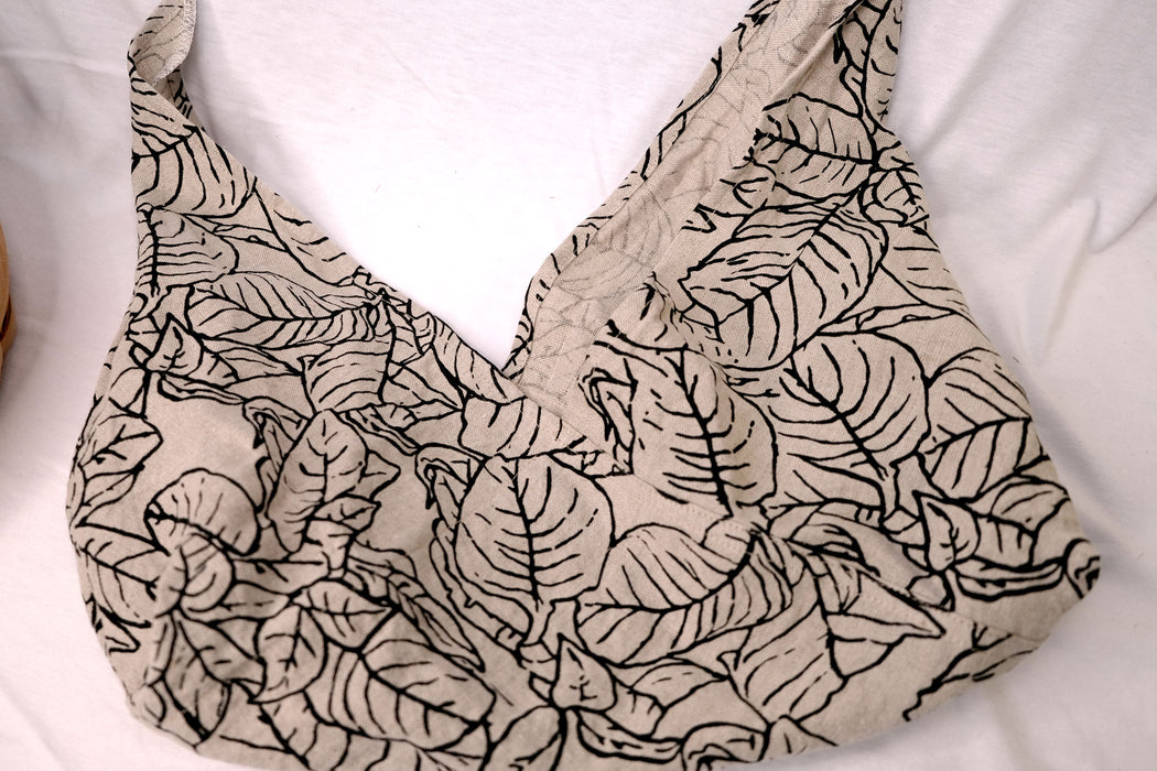 Plant Outlines Linen - Bento Bag