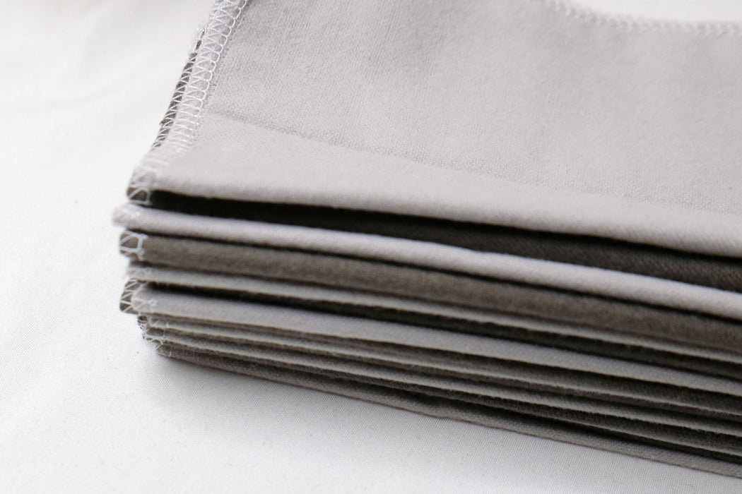 Shades of Gray Mixed Solids - Cloth Wipes/Hankies