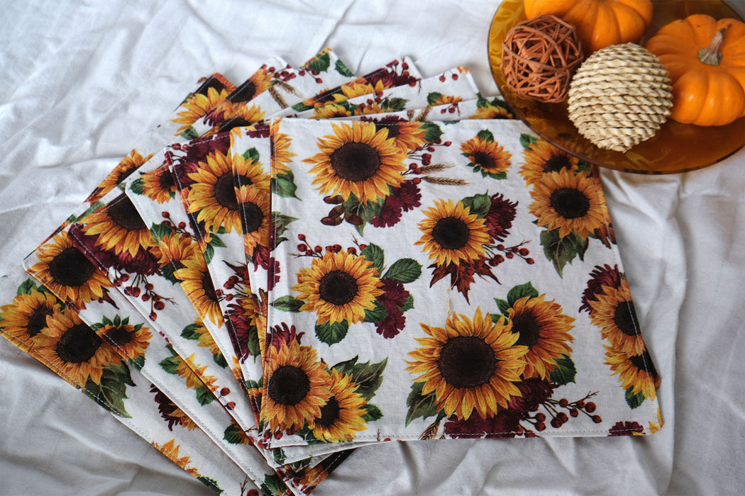 Sunflowers - Cloth Napkins