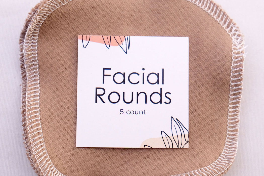 Taupe Solid - Facial Rounds