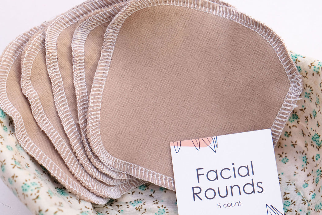 Taupe Solid - Facial Rounds