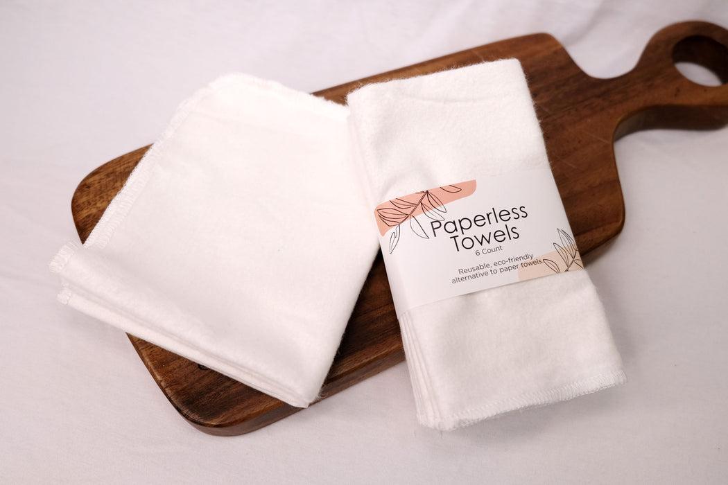 White Solid - Paperless Kitchen Towels